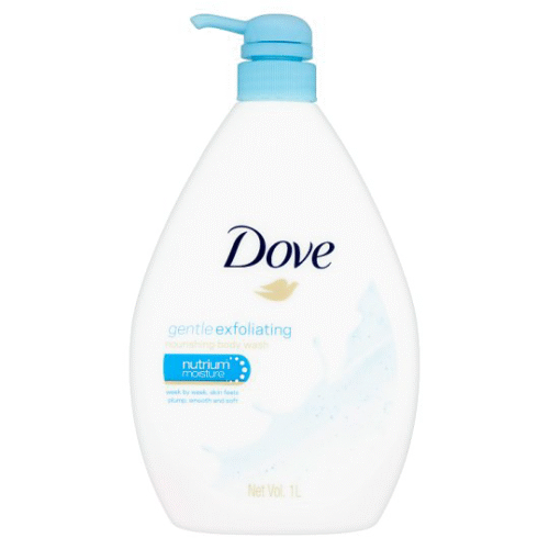 DOVE GENTLE EXFOLIATING BODY WASH 1L
