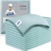 81TEDa5lyKL._AC_UF894,1000_QL80_ MR.SIGA Ultra Fine Microfiber Cloths for Glass Pack of 6