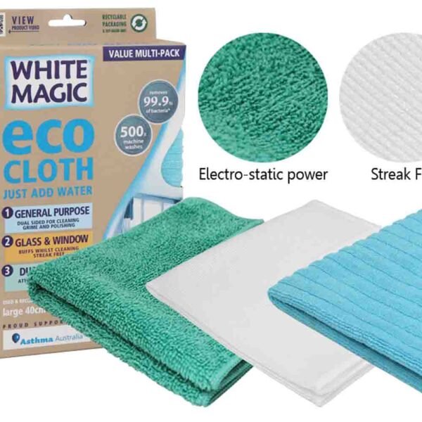 WM-HOUSEHOLD-VALUE White Magic Eco Cloth Household Value Pack